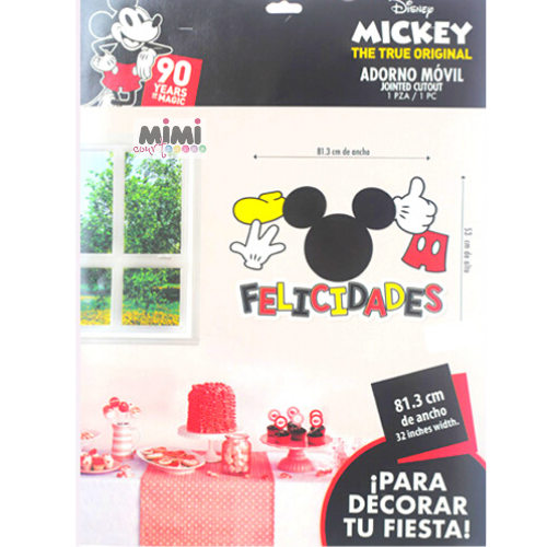 Adorno Móvil Mickey Mouse 1Pqt