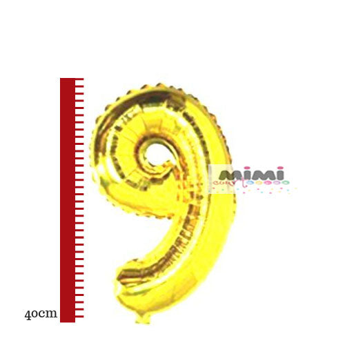 Número 9 c. Dorado 1Pza