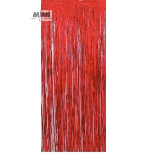 Cortina Metálica color Rojo
