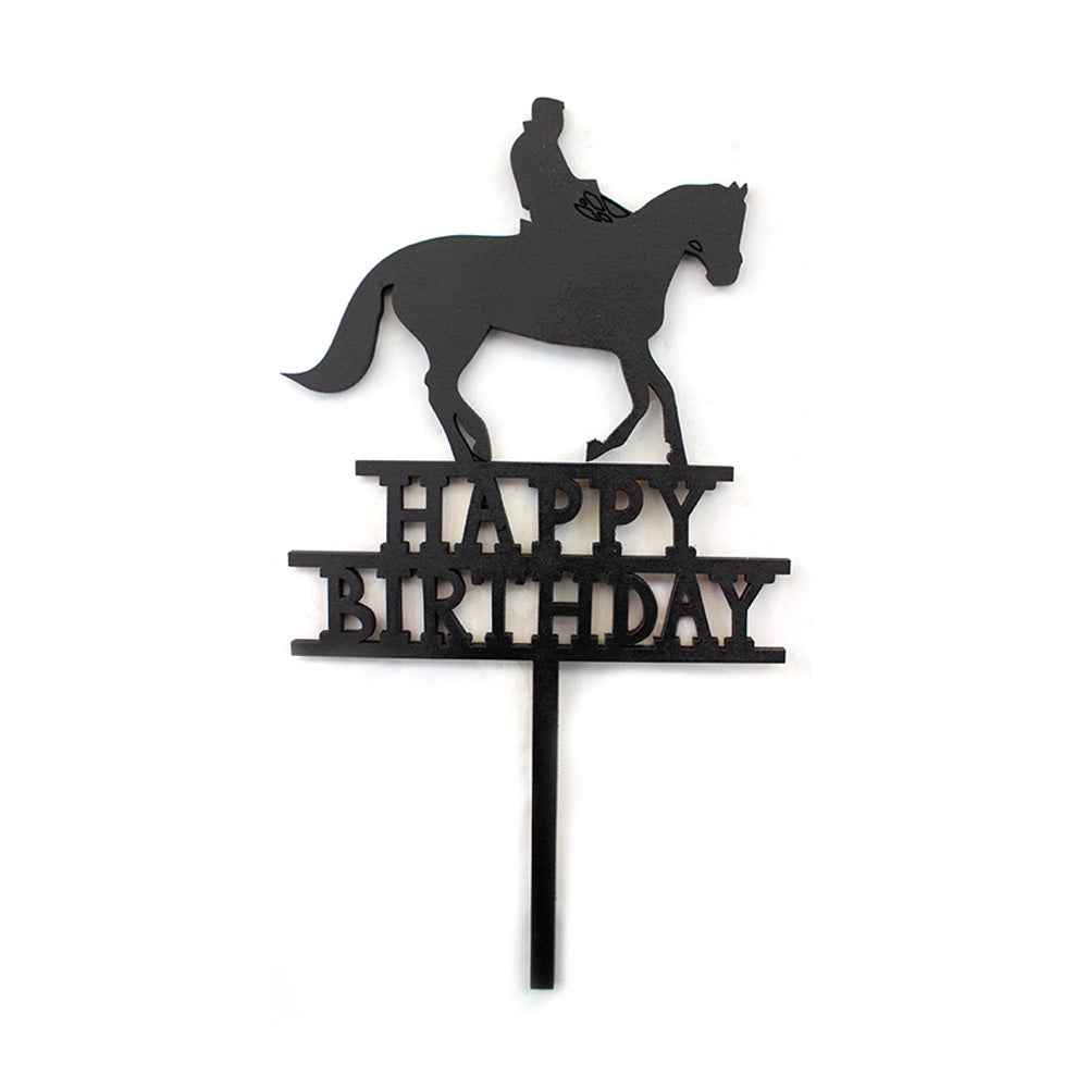 Cake Topper Happy B. caballo
