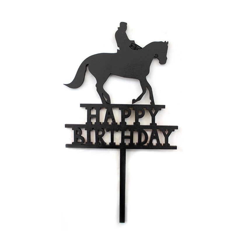 Cake Topper Happy B. caballo