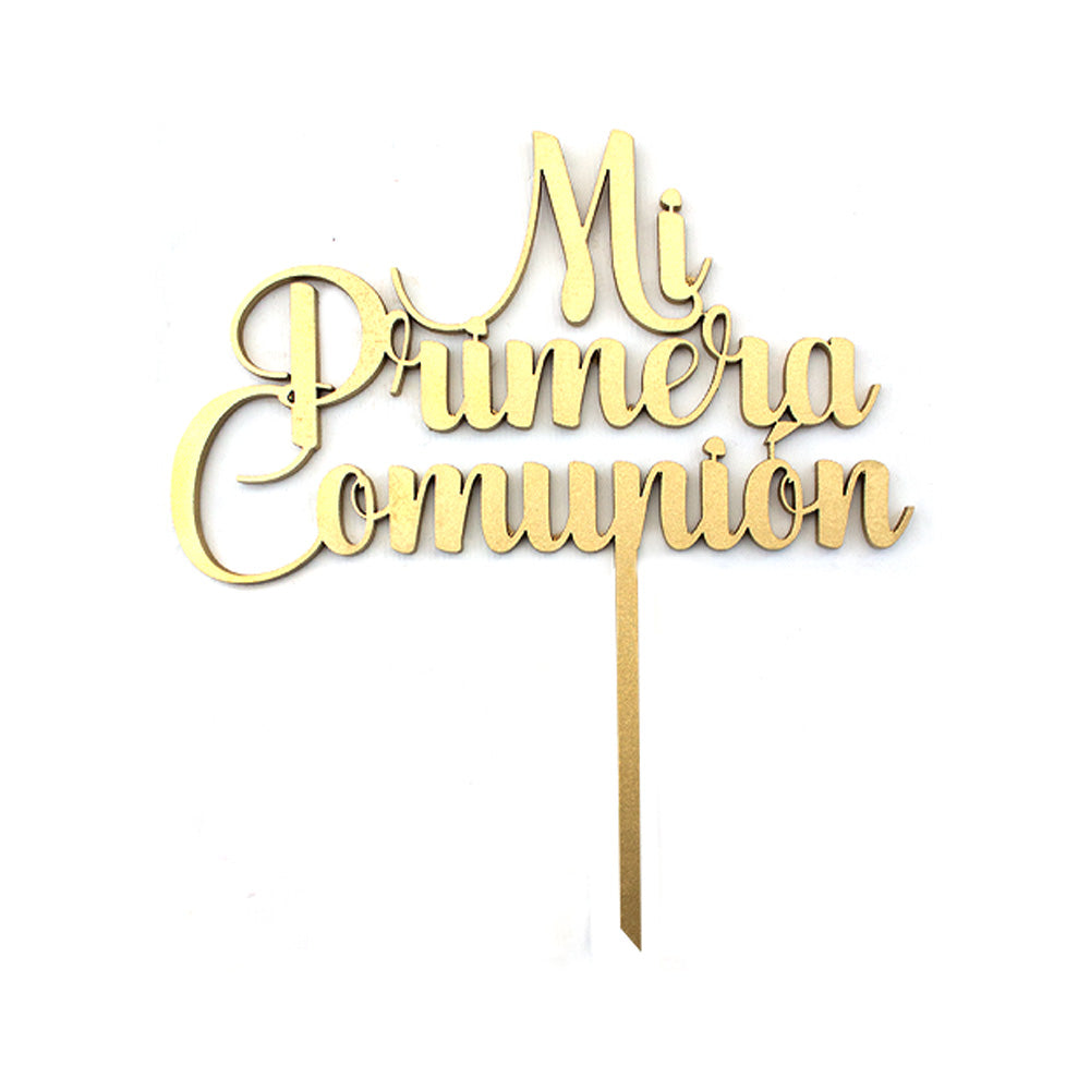 Cake Topper Mi Primera Comunión