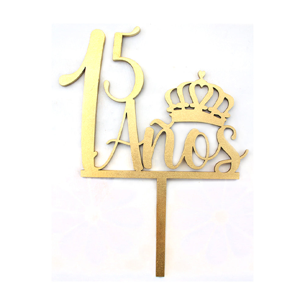 Cake Topper 15 Años
