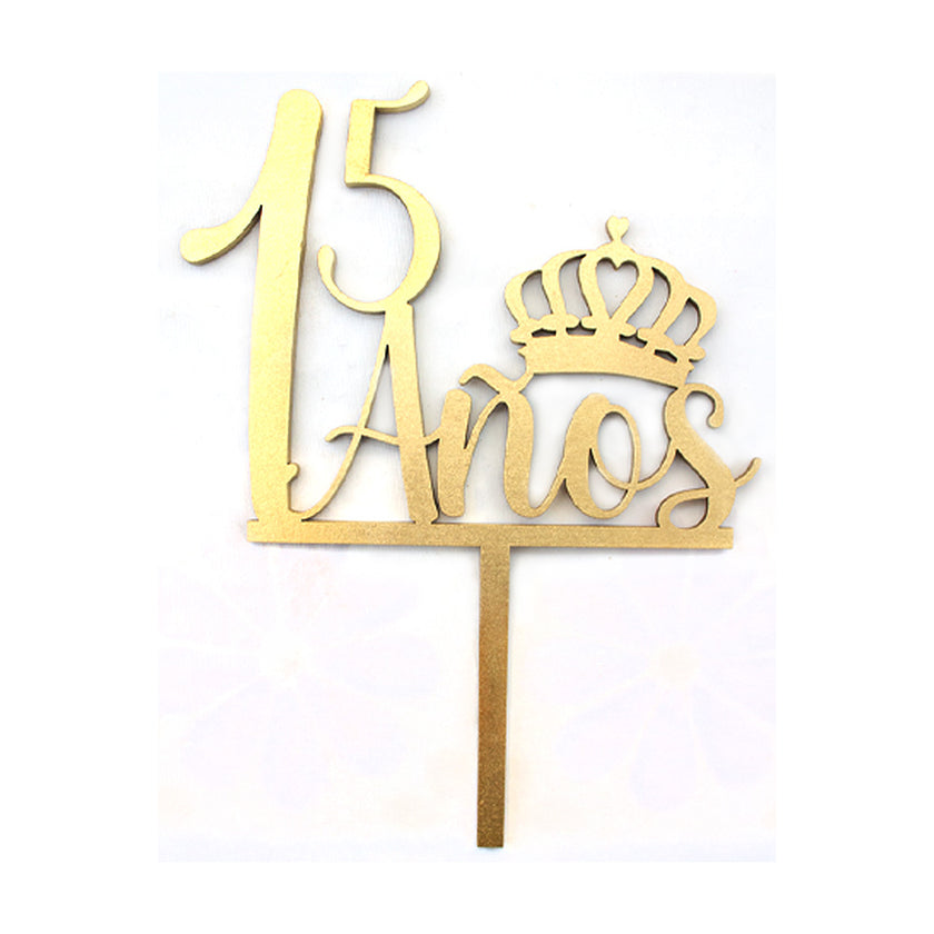 Cake Topper 15 Años